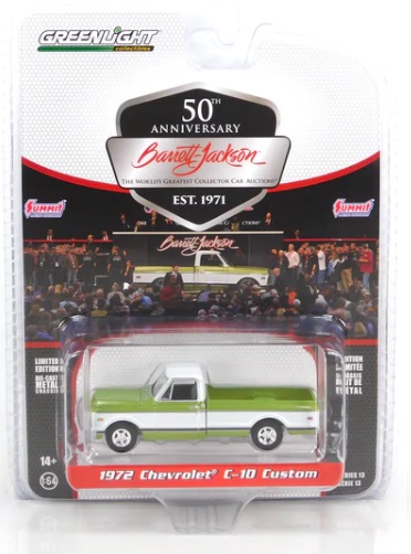1:64 CHEVROLET C-10 Custom пикап (1972), Green/White - 37300C
