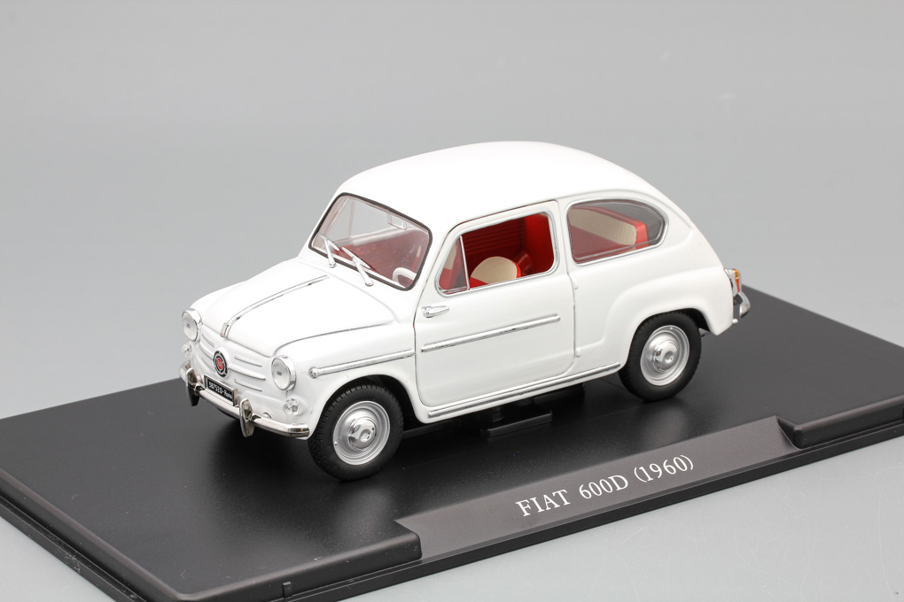 1:24 FIAT 600D (1960), white - LM24006