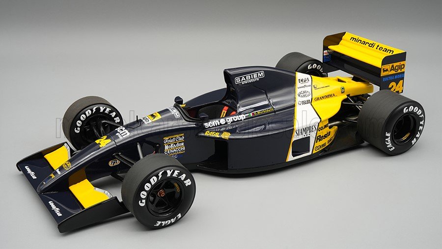 1:18 MINARDI F1 M191 FORD №24 SPA Franchorchamps GP (1991) Gianni Morbidelli - TM18-373A