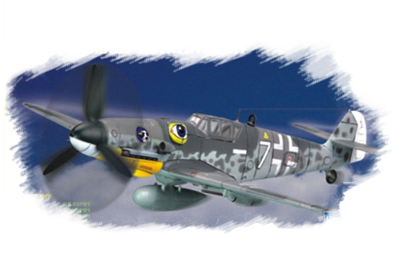 1:72 Сборная модель Самолет Bf109G-6 (late) - 80226