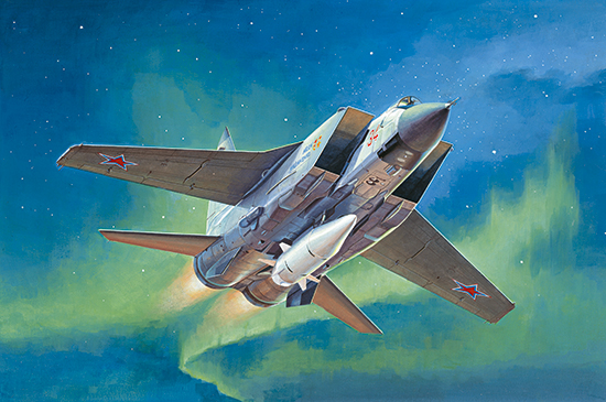 1:72 Сборная модель Самолёт M-31BM. w/KH-47M2 - 01697