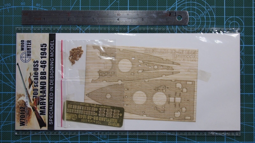 1:700 Набор деталей USS MARYLAAND BB-46 1945 (TRUMPETER 05770) - W70112
