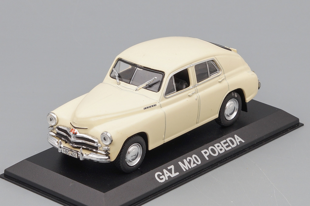 1:43 GAZ M20 Pobieda, Masini de Legenda 13, бежевый - mas013