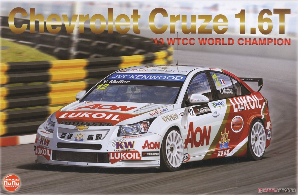 1:24 Сборная модель Chevrolet Cruze 1,6T '13 WTCC World Champion - PN24022