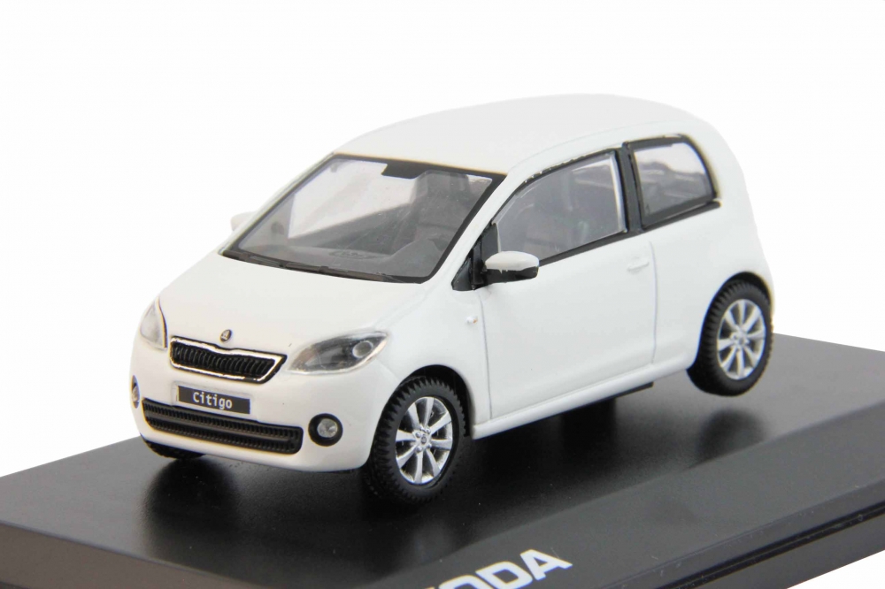 1:43 SKODA Citigo 3D (2012), white candy uni - 021E