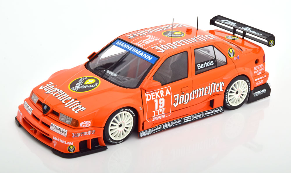 1:18 ALFA ROMEO 155 V6 TI Jägermeister Racing №19 DTM ITC Michael Barteles, (1995) - W1801002