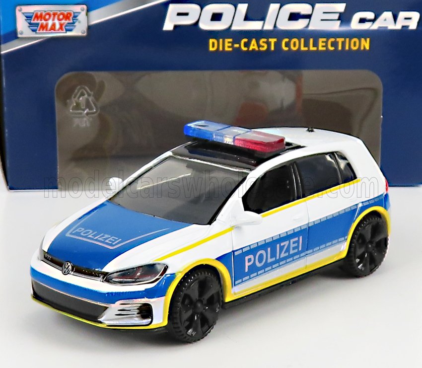 1:43 VOLKSWAGEN Golf Vii Gti Police (2014), Blue White Yellow - 79491