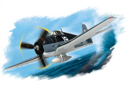 1:72 Сборная модель Самолет F6F-3 Hellcat - 80256