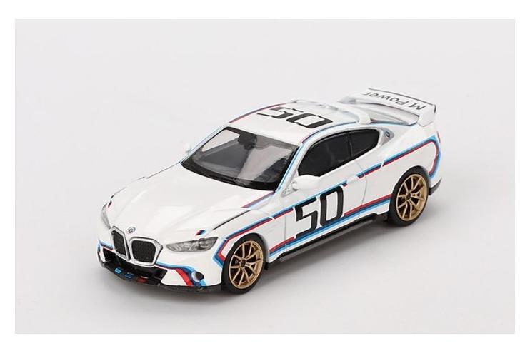 1:64 BMW M4 (G28) 3.0 CSL №50 (2025), white - MGT00863