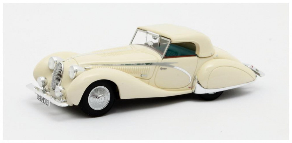 1:43 TALBOT-LAGO T150C Cabriolet Figoni & Falaschi #90111 (закрытый) 1936 White - MX41904-032