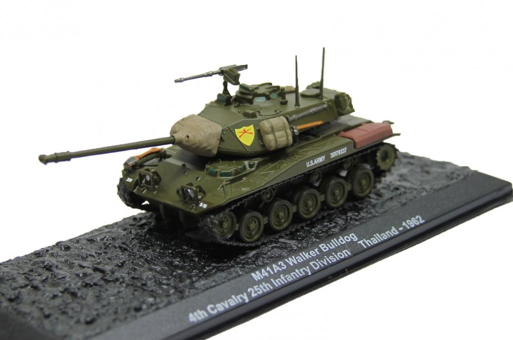 1:72 M41A3 Walker Bulldog 4th Cavalry 25th Infantry Division Thailand (1962), Автомобиль на Службе Спецвыпуск - ANS992