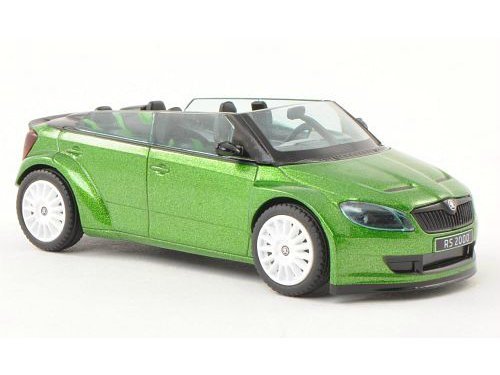 1:43 SKODA Fabia RS2000 Concept Car 2011, зеленый - 804QA