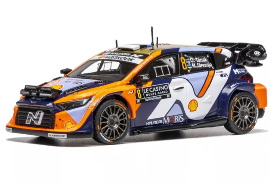 1:43 HYUNDAI i20 N Rally1 №8 WRC, Rally Monte Carlo Tänak/Järveoja (2025) - RAM973B