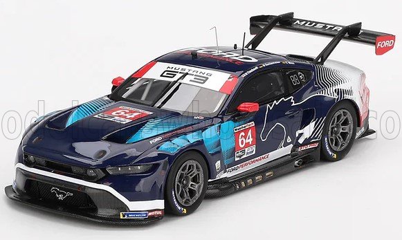 1:43 FORD Mustang Gt3 5.4l V8 Team Multimac Motorsport №64 Imsa 24h Daytona (2024) Christopher Mies - Mike Rockenfeller - Harry Tincknell, Blue - TSM430815