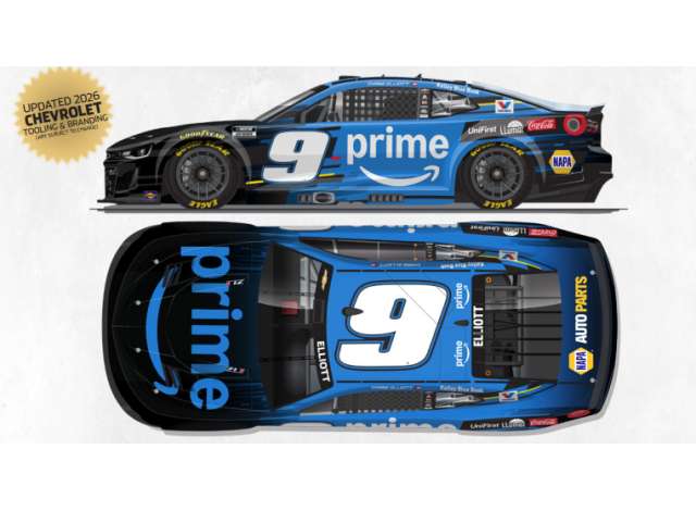 1:24 CHEVROLET #9 Chase Elliott *Amazon Prime*, blue/white/black 2026 - CX92623AMZCL