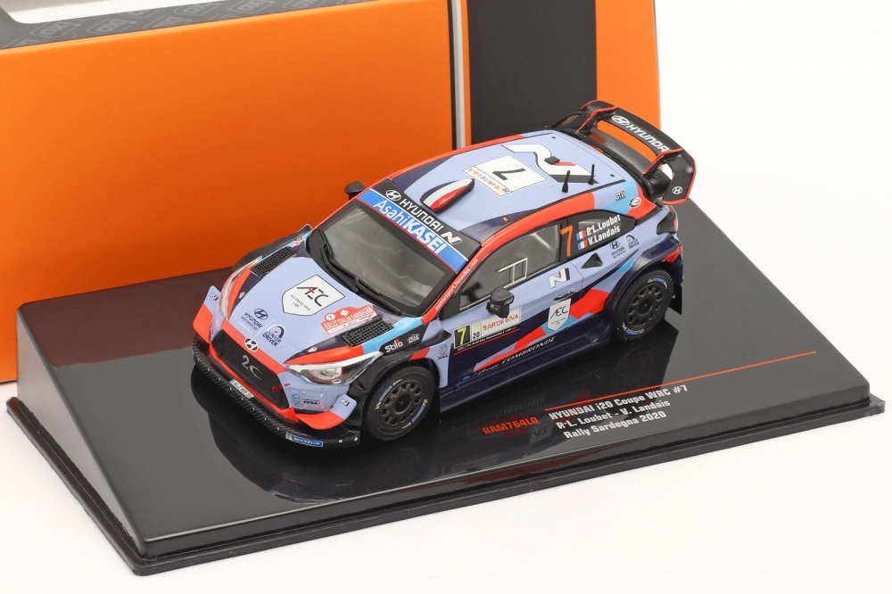 1:43 HYUNDAI i20 Coupe WRC #7 Loubet/Landais 7 место Rally Sardinien 2020 - RAM764