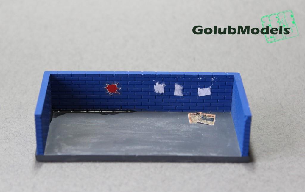 1:43 Площадка для двух мусорных баков - 4726