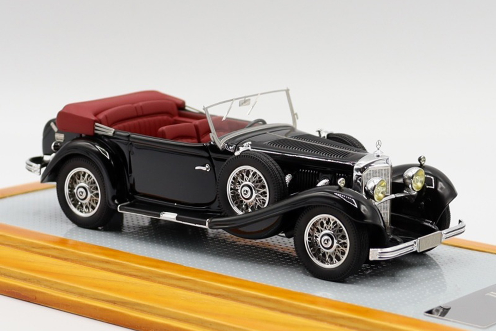 1:43 Mercedes-Benz 500K Tourenwagen 1934 Cabriolet open , Black - IL43092
