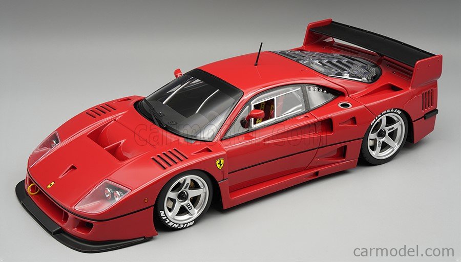 1:18 FERRARI F40 LM Press Version (1996) - Open rear trunck and engine part - close with magnetic system - TM18-429E