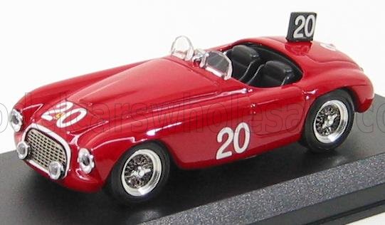 1:43 FERRARI 166mm 2.0l V12 №20 Winner Spa Francorchamps (1949) L.chinetti - J.lucas, Red - ART024
