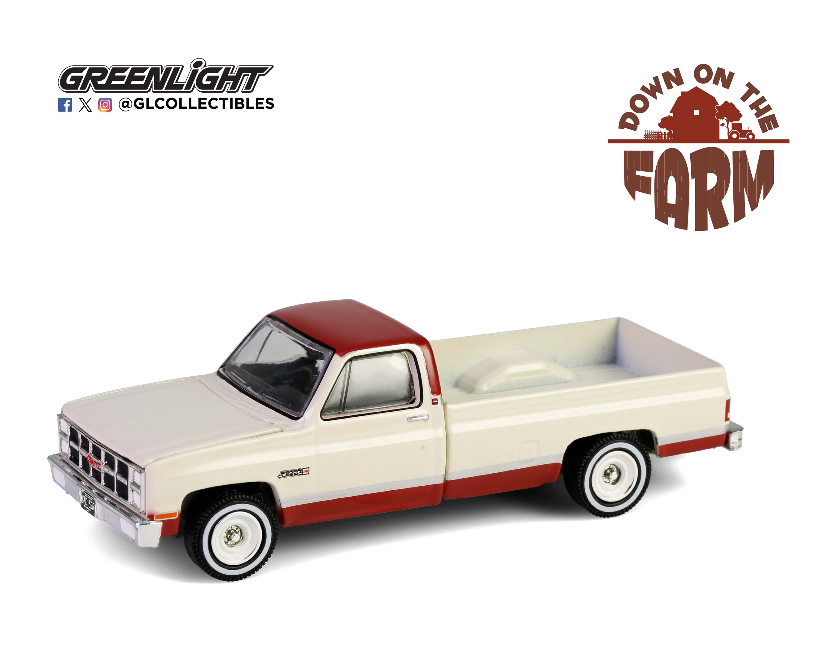 1:64 GMC Sierra Classic K2500 пикап (1981) Neutral/Dark Carmine Red Deluxe - 48100D