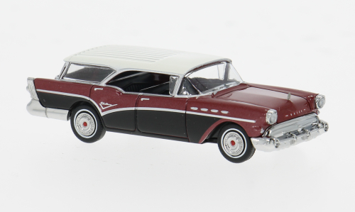 1:87 BUICK Century Caballero (1957), red/black - 18178