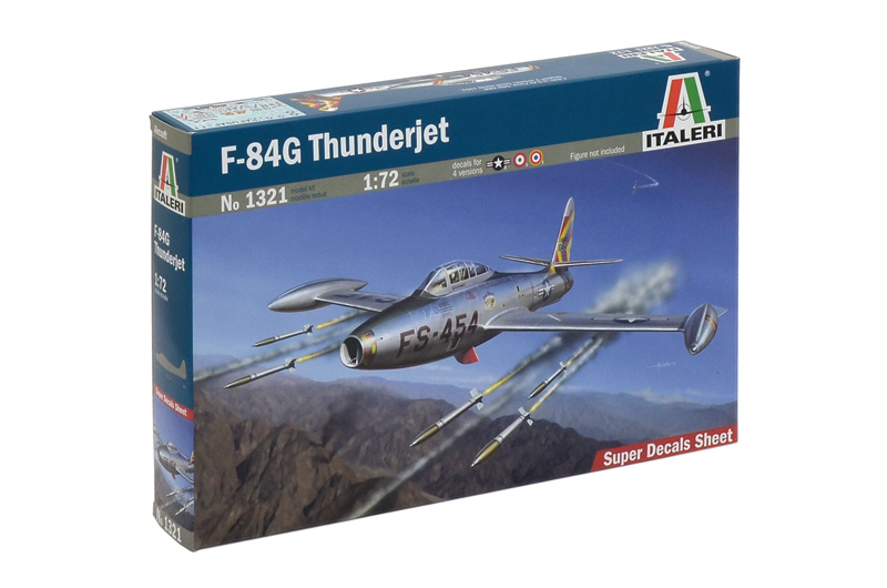 1:72 Сборная модель Самолет F-84 G Thunderjet - 1321
