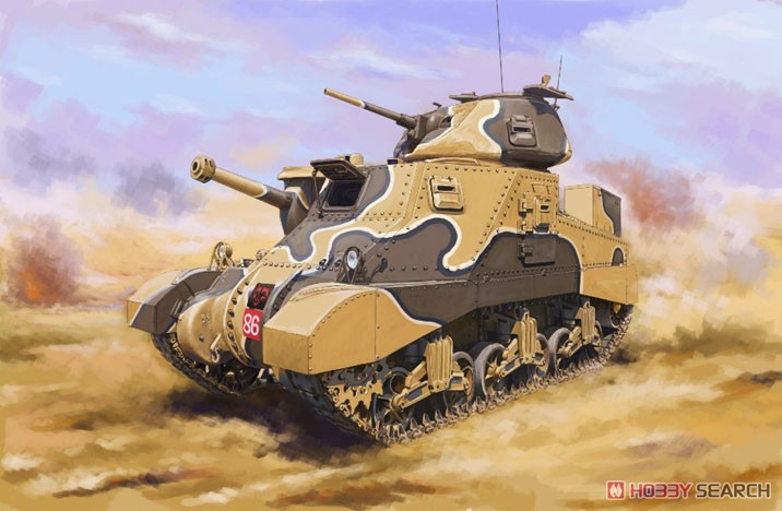 1:35 Сборная модель Средний танк M3 Grant - 63535