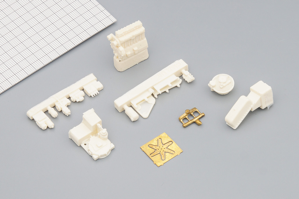 1:43 Сборная модель Двигатель СМД-14 (Т-74, ДТ-75) - UMI017