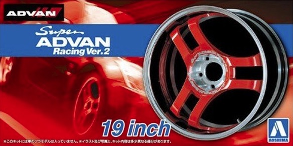 1:24 Набор колес Super Advan Racing Ver.2 19inch - 05460