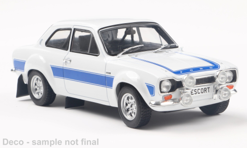 1:24 FORD Escort MK I RS 2000 (1973), white/blue - WB124250