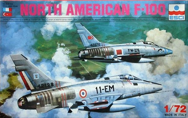 1:72 Сборная модель North American F-100 - 9042-X1