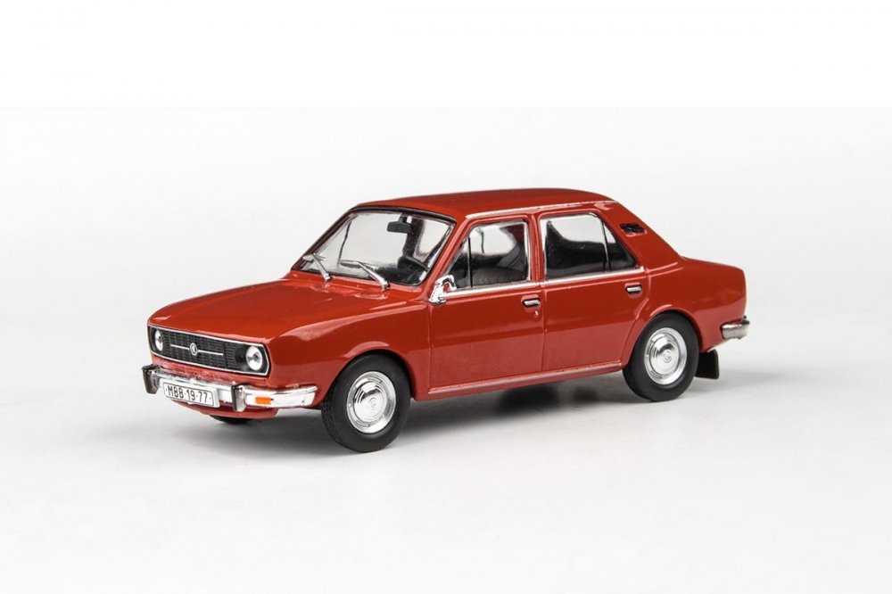 1:43 SKODA 105L - 1977 Červená Paprika  - - 723BR