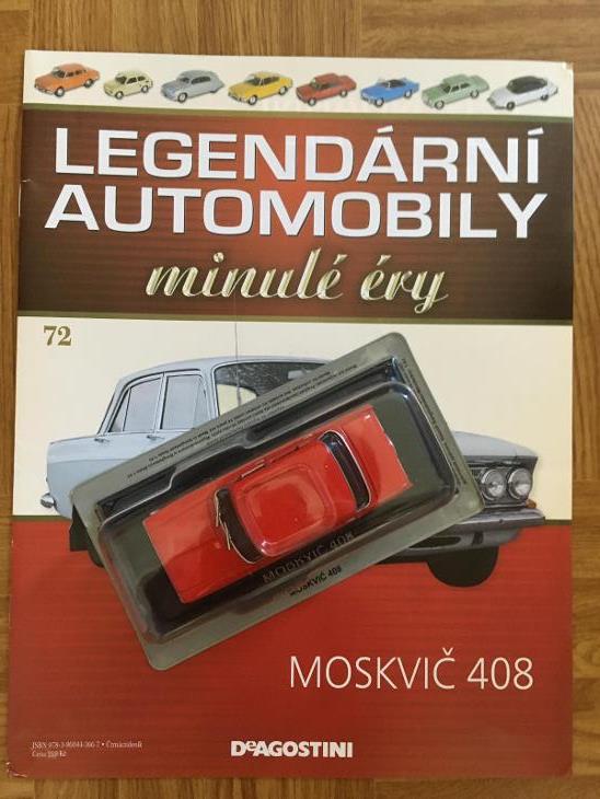 1:43 МОСКВИЧ 408, Legendarni automobily minule ery 72 - LAME072