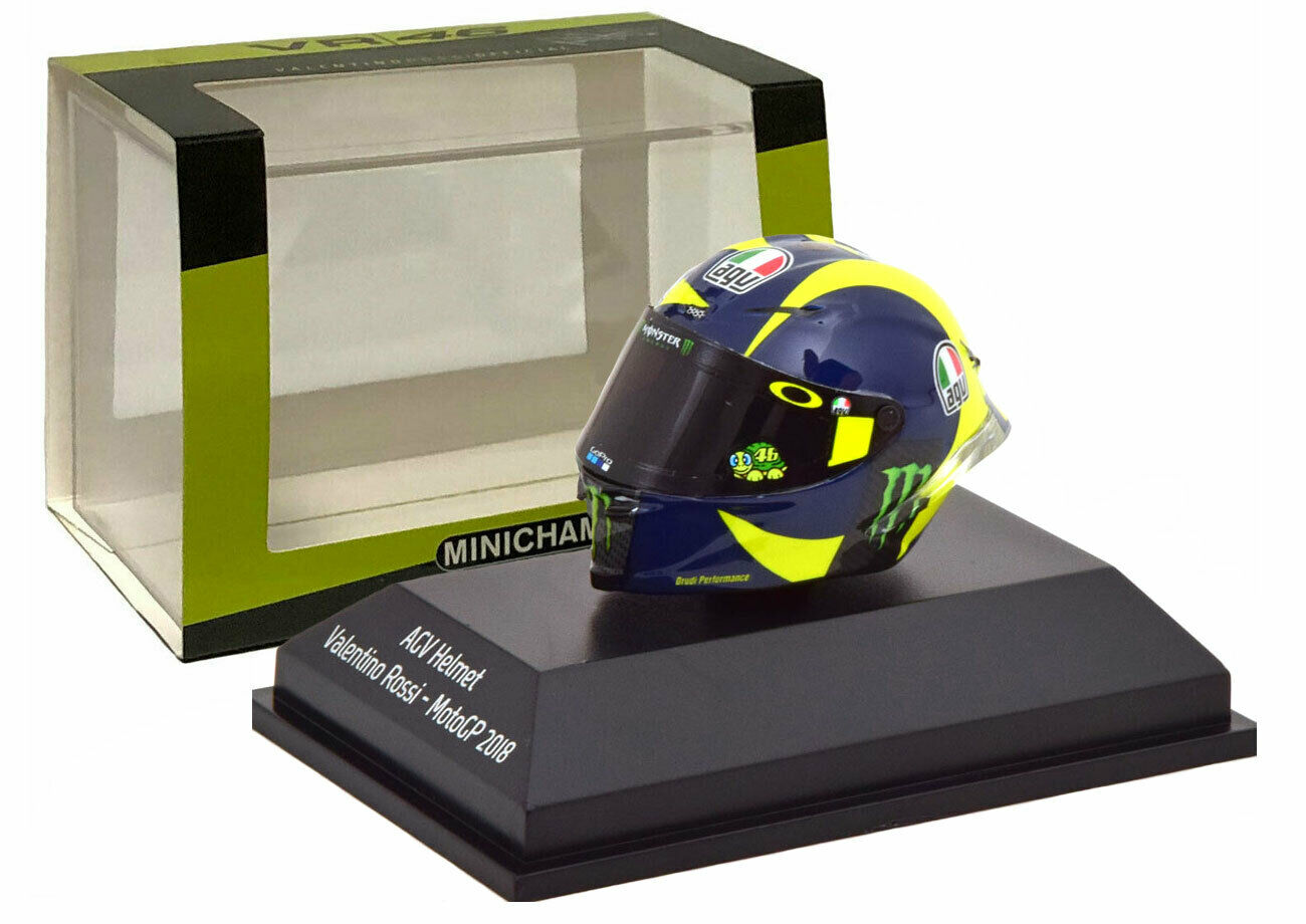 1:8 AGV HELMET - VALENTINO ROSSI - MOTOGP 2018 - 399180046