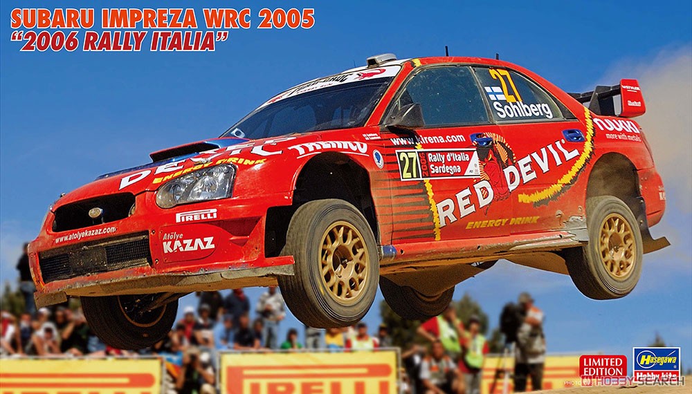 1:24 Сборная модель SUBARU IMPREZA WRC 2005 '2006 RALLY ITALIA' (Limited Edition) - 20614