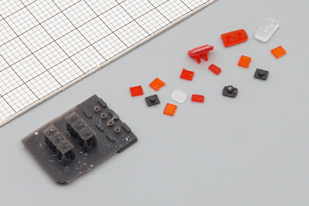 1:43 Комплект оптики РАФ-2203 поздний - MAX-OP043