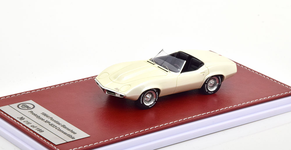 1:43 PONTIAC Banshee (1964), weiß - GIM009A