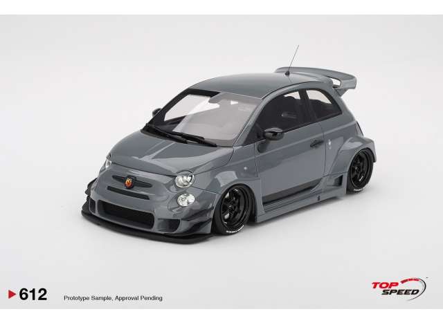 1:18 Fiat 595 Abarth X Abas LB-Works, grey 2025 - TS0612