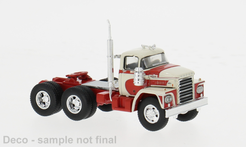 1:87 DODGE LCF CT 900 седельный тягач (1960), белый/красный - BRE86300