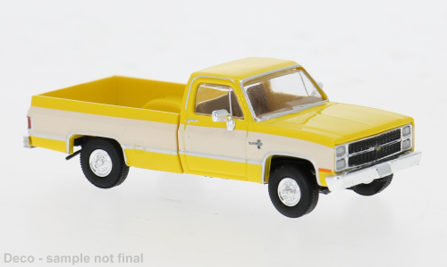 1:87 CHEVROLET C10 (1982), yellow / white - 19655