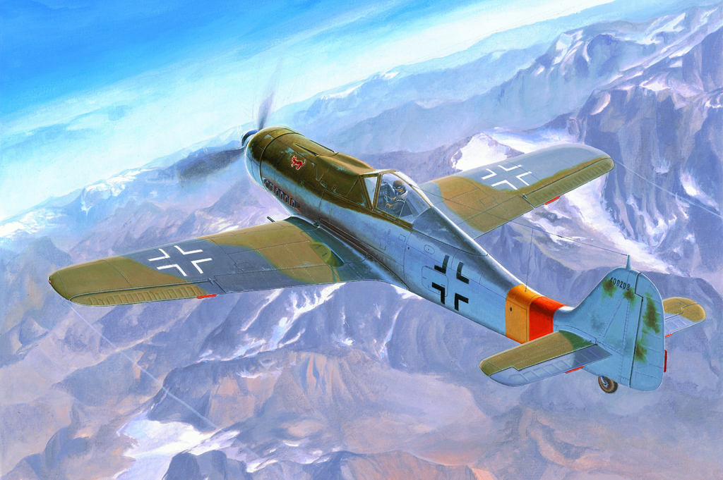 1:48 Сборная модель Немецкий высотный истребитель Focke-Wulf FW 190D-9 - 81716