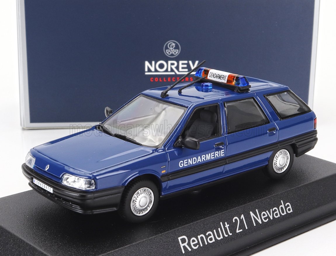 1:43 RENAULT R21 Nevada Sw Station Wagon Gendarmerie (1994), Blue - 512138