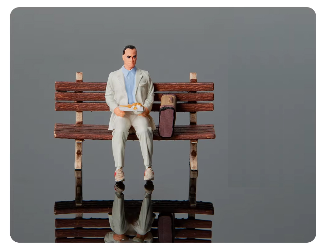 1:64 Фигурка Forrest Gump, 'Forrest Gump' Movie - A0336