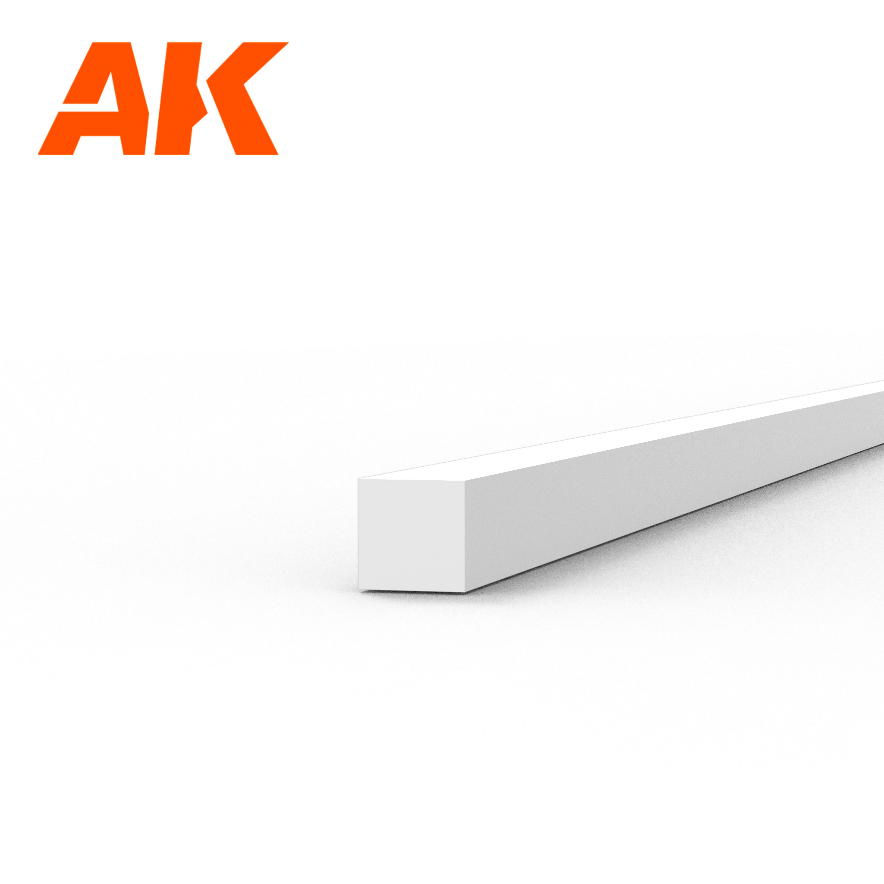 Strips 1.00 x 1.00 x 350mm - STYRENE STRIP - AK6519