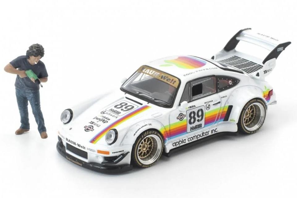 1:64 PORSCHE RWB 930 APPLE with Akira Nakai Figure, various - PR640474