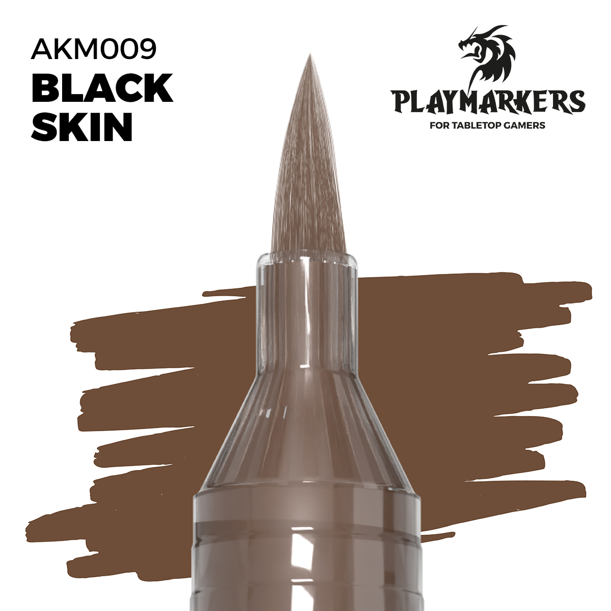 Маркер акриловый PLAYMARKER - Тёмная кожа / BLACK SKIN – PLAYMARKER - AKM009