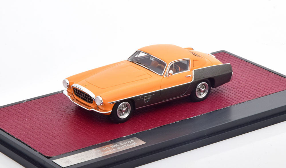1:43 FERRARI 375 MM Coupe by Ghia (1954), black orange - MX50604-181