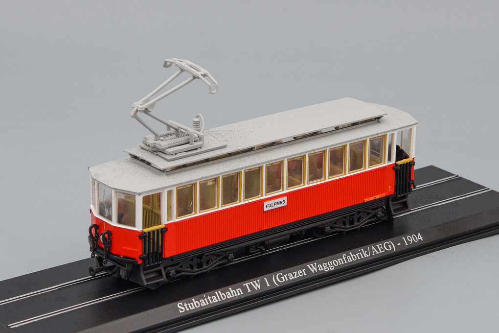 1:87 Трамвай Stubaitalbahn TW 1 (Grazer Waggonfabrik/AEG) 1904, beige / red - 7519020