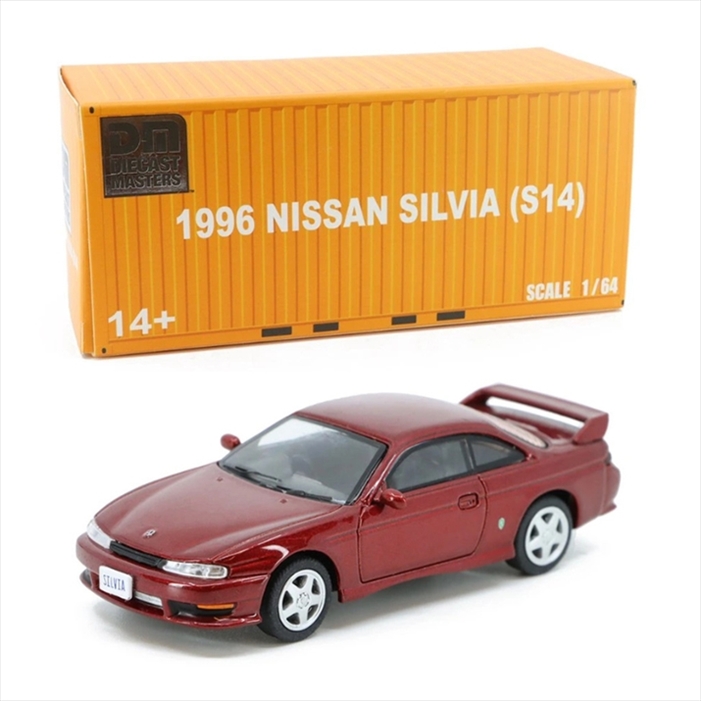 1:64 NISSAN Silvia S14 RHD (1996), red - 64DM64003